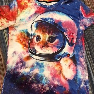 Space cat shirt